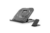 Systemtillbehör - Desire2 2in1 Portable Laptop Stand Black 360 Rotatable - D2LAP360BK