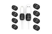 Kabel sleeve - Desire2 Deskmate Cable Nuggets Black 10-pack - D2CNUG10BK