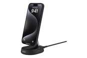 Mobile - Adapters & Chargers - Belkin BoostCharge Pro wireless charging stand - magnetic - + AC power adapter - 15 Watt - WIA008VFBK