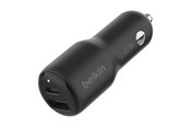 Mobile - Adapters & Chargers - Belkin BoostCharge car power adapter - USB 24 pin USB-C - 42 Watt - CCB005BTBK