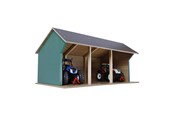 Träleksaker - Kids Globe Agricultural shed 1:32 - 610192