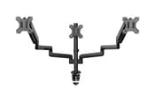 Monitorfäste - Gembird Monitor Arm - Adjustable arm 3-display 17"-27" - MA-DA3-01