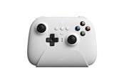 Spel Tillbehör - 8BitDo Ultimate 2.4G Wireless Controller (Hall Effect) with Charging Dock - White - Wireless Controller - Android - RET00416