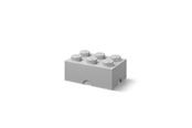 Barnrummet - LEGO Storage brick 6 - MEDIUM STONE GREY - 40000805
