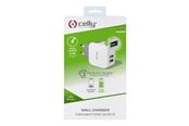Mobile - Adapters & Chargers - CELLY TC2USBTURBO power adapter - 2 x USB - TC2USBTURBO