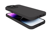 Mobile - Covers & Cases - CELLY Cromo Soft rubber case iPhone 15 Pro Max - Black - CROMO1056BK
