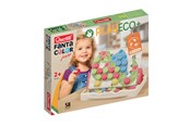 Babyleksaker - Quercetti PlayEco+ Peg Mosaic FantaColor Junior (58 pcs) - QU-84190