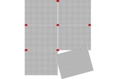 Babyleksaker - Quercetti Boards for peg mosaics - 10 pieces includes conne - QU-2441