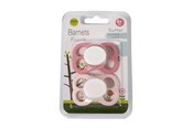 Babyvård - Barnets Favorit 2 pak luftsutter silikone 6+ mdr. - Rosa/Lyserød - BF-10006-1