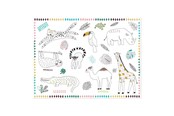 Rollek - Folat BV Colorable Placemats Wild Animals 6 pcs. - 68339