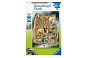 Pusselspel - Ravensburger Animal Menagerie 100p - 12000862