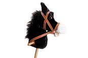 Träleksaker - Playwood Wooden Hobby Horse with Sound - Black - PW2110
