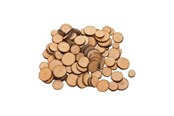 Konst- och hantverksmaterial - Goki Wooden Branch Discs Craft Material 100 pcs. - TT101