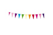 Decoration - Haza Witbaard Bunting multicolor (10m) - 405590