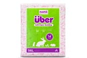 Gnagare - Über Soft Paper Bedding 56 L Pink/White - 45064