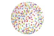 Leksaker - Haza Witbaard Plates Confetti 8pcs. - 437150