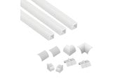 Kabel sleeve - D-LINE Cable duct kit 22x22mm 3x Cable duct/Accessories 1.0m - 2222W-1MKIT