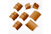 Kabel sleeve - D-LINE Adapter Kit 22x22mm 8 Pieces Oak Coloured - FLCOCPECAP22QSP