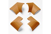 Kabel sleeve - D-LINE Adapter Kit 22x22mm Oak finish - FLIBEBAP22QSP