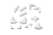 Kabel sleeve - D-LINE Adapter Kit 16x8mm 13 Pieces White - RETAP1608W