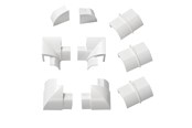 Kabel sleeve - D-LINE Adapter Kit 22x22mm 9 Pieces White - RETAP22QSW
