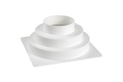 Ventilation - Fresh Transition piece 175x175/Ø82/125/160 mm - 500065