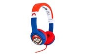 Hörlurar / Headset - OTL Super Mario - Barnhörlurar - Volymbegränsad 85dB max - 5055371622974