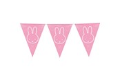 Leksaker - Haza Witbaard Flag line Miffy Pink 10mtr. - 436370