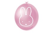 Leksaker - Haza Witbaard Balloons Miffy Pink 6 pcs. - 436373