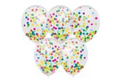 Leksaker - Haza Witbaard Confetti Balloons Color 5pcs. - 437134