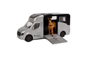 Leksaksbil - Kids Globe Die-cast Horse Truck with Light and Sound Gray - 510211