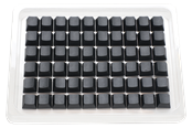 Tangentbord - Ducky Blank - 132 Keycap Set - Cherry Profile - *DEMO* - DCA132-NNBLBCHPU1
