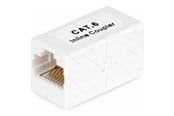 Nätverkskabel - StarTech.com RJ45 Coupler 5-Pack Inline Cat6 Coupler Female to Female (F/F) T568 Connector Unshielded Ethernet Cable Extension - 5 Pack (IN-CAT6-COUPLER-U5) - network coupler - white - Vit - IN-CAT6-COUPLER-U5