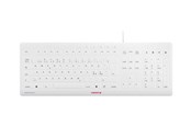 Tangentbord - Cherry STREAM KEYBOARD - Tangentbord - Nordisk - Vit - JK-8502PN-0