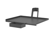 Väggfäste, AV-Möbel - Ergotron - TAA Compliant Version shelf - heavy-duty - for medical monitor - dark grey - Max 10.9 kg - recommended for - 98-417-282