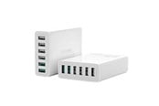 Mobile - Adapters & Chargers - BlitzWolf Charger 6x USB Blitzwolf BW-S15 QC 3.0 60 W (white) - BW-S15 EU