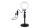 Kamera & objektivtillbehör - Puluz Ring LED lamp with adjustable base - PU391