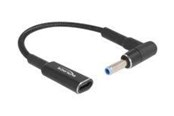 Strömkabel (intern) - DeLOCK - power adapter - USB-C female to DC jack (HP) male - 15 cm - 60031