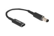 Strömkabel (intern) - DeLOCK - power adapter - 24 pin USB-C to DC jack 7.4 x 5.0 mm - 15 cm - 60032