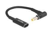Strömkabel (intern) - DeLOCK - power adapter - 24 pin USB-C to DC jack 5.5 x 2.5 mm - 15 cm - 60040