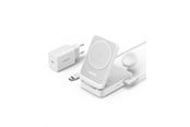 Mobile - Adapters & Chargers - Anker MagGo Wireless Charging Station (Foldable 3-in-1) - White - B2557321