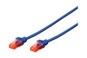Nätverkskabel - DIGITUS Professional patch cable - 50 cm - blue - Blå - 0.5m - DK-1612-005/B