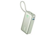 PowerBank - Anker 545 Nano 10K (30W Built-in USB-C cable) PowerBank - Grön - 10000 mAh - A1259G61