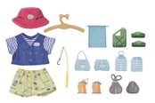 Dockor & Tillbehör - Baby Born Nalle Fiskareoutfit - 835982