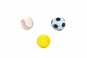 Utomhuslek - Happy Summer Sportsbollar 6 cm - 3 varianter i CDU - 303303