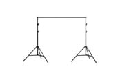 Kamera & objektivtillbehör - Puluz Photo studio background support 200x200cm - DCA0975