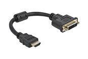 Displaykabel - DeLOCK adapter - HDMI / DVI - 20 cm - 65206