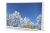 Väggfäste, AV-Möbel - HI-ND EASY mounting kit - for flat panel - landscape - white - Max - recommended for 50" - WC5012-0201-01