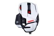 Mus - Mad Catz R.A.T.6+ - mouse - USB - white - Mouse - Optic - 11 knappar - Vit - MR04DCINWH000-0