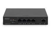 Switch - DIGITUS 4+1 Port Ethernet Unmanaged PoE Switch - DN-95330-1